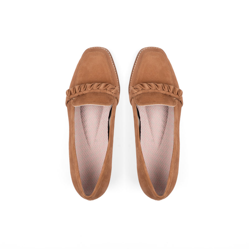 Sigrun Loafer Braided Cognac
