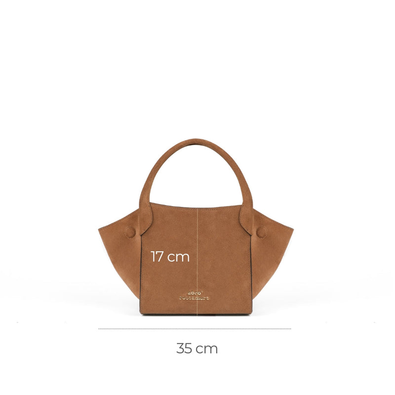 Virginia Small Suede Cuoio