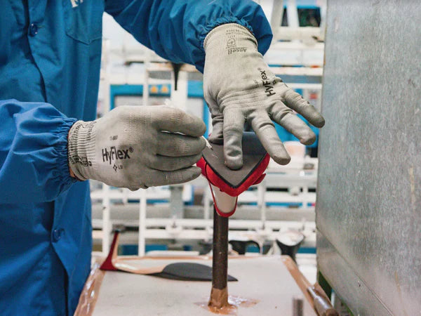 attaching sole by hand roccamore shoe