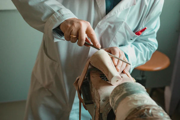 making of the last for a roccamore shoe